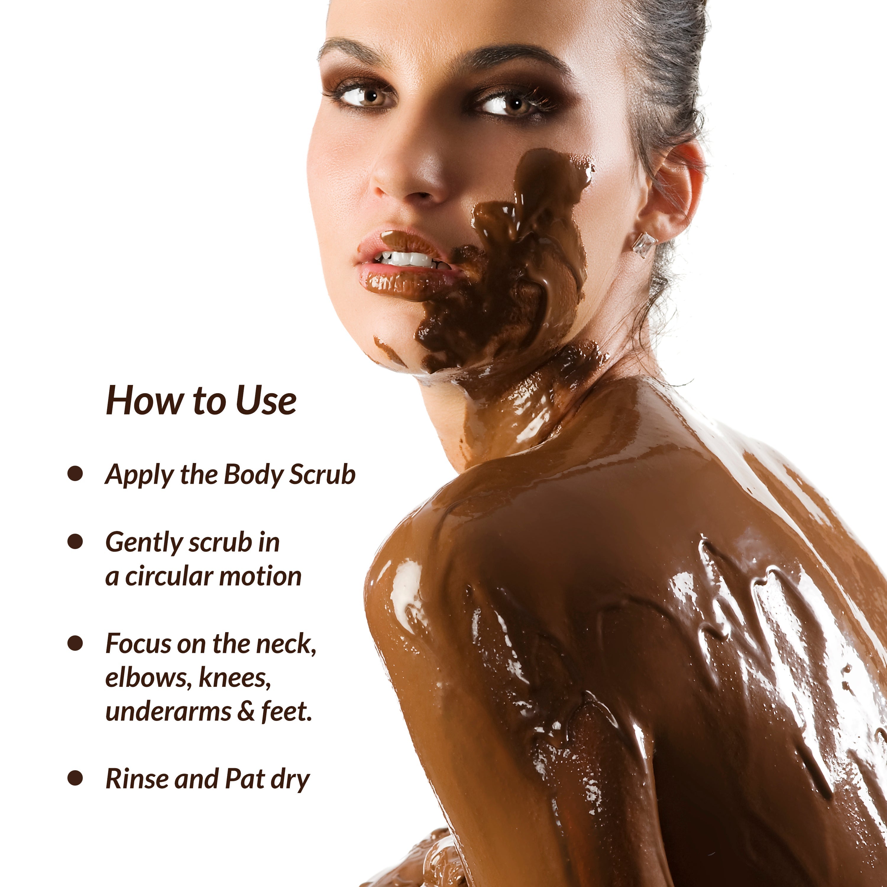 Chef’s Chocolate Coffee Body Scrub & Polish with Organic Avocado Oil - 100% Vegan & Natural - 200 Grams